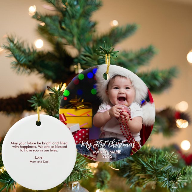 Gedächtnishaltiges Baby First Christmas Ornament K (Von Creator hochgeladen)
