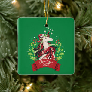 Gedächtnisjahr - Magische Weihnachtsfeier Keramikornament