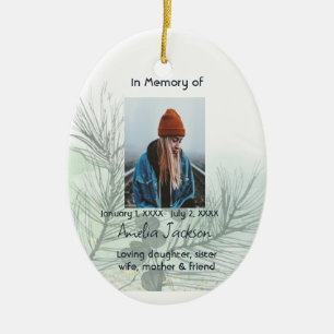 Gedächtniskarte Spruce Grüne Natur Keramik Ornament