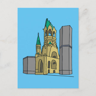 Gedächtniskirche Berlin Postkarte
