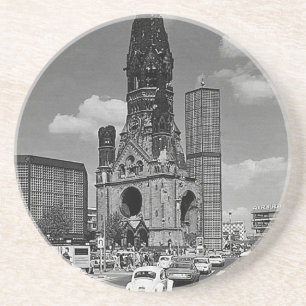 Gedächtniskirche Kaiser Wilhelm alte Berlin Getränkeuntersetzer