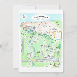 Gedächtnispark Feiertagskarte