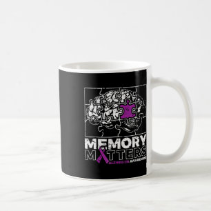 Gedächtnisproblem Lila Brain-Puzzle Heimerhe Kaffeetasse
