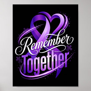 Gedächtnisverlust Alzheimer-Bewusstseinsmonat erin Poster