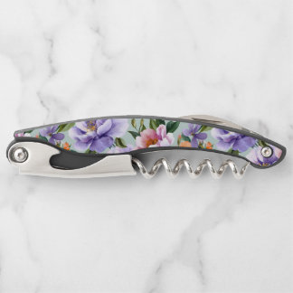 Gedämpfte bunte Blumen Boho-Blume Kellnermesser
