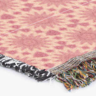 Gedämpfte florale Boho-Magie Decke