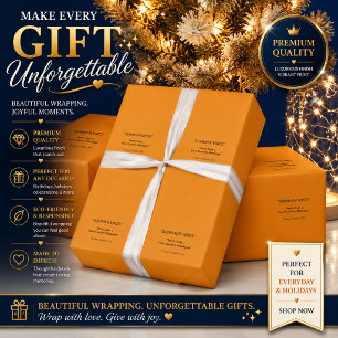 Gedämpfte Orange Hintergrundtextur für Web und Dru Geschenkpapier