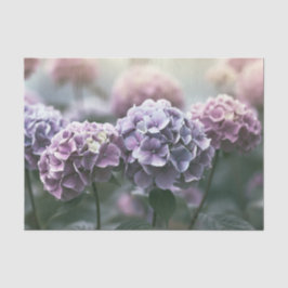 Gedämpfte Staubige Lavendel Quasten Hortensie Deco Seidenpapier
