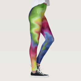 Gedämpfter Regenbogen Leggings