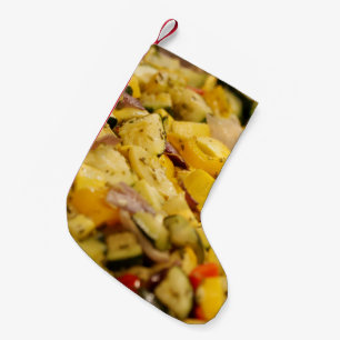 Gedämpftes Gemüse Kleiner Weihnachtsstrumpf