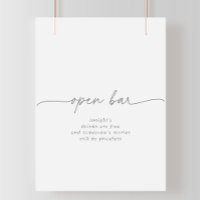 Gedämpftes graues einfaches minimalistisches Hochz