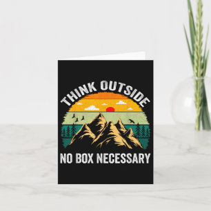 Gedanken außerhalb Keine Box notwendig Wanderberg Karte