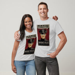 Gedanken-Polizei-Shirt T-Shirt