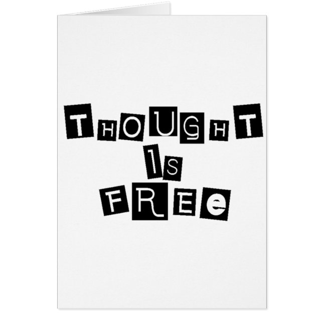 Gedanken sind frei (Vorne)