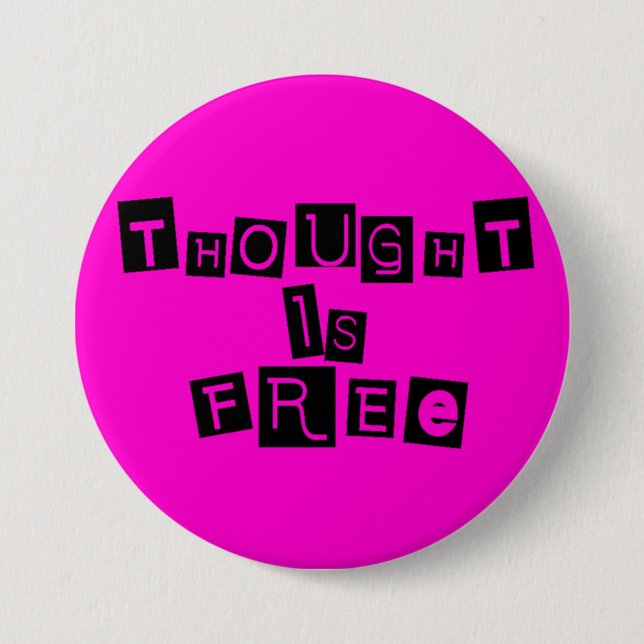 Gedanken sind frei button (Vorderseite)