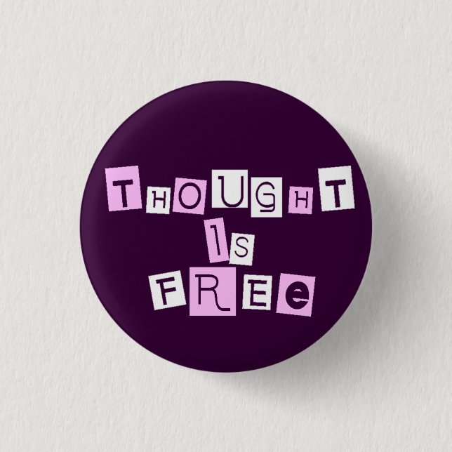 Gedanken sind frei button (Vorderseite)