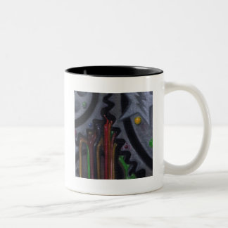 Gedanken-Tasse Zweifarbige Tasse