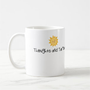 Gedanken und Tarrifs Kaffeetasse