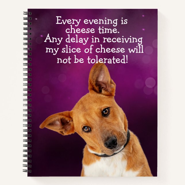 Gedanken vom Hund Notizbuch (Vorderseite)