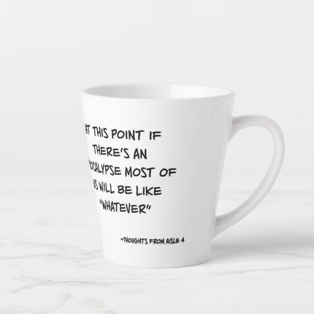 Gedanken von Aisle 4 Tasse (Rechts)