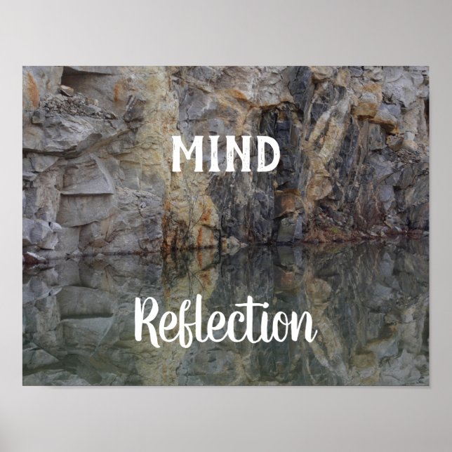 Gedankenspiegelwand Inspiration Poster (Vorne)