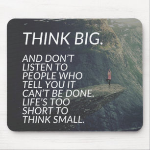 GEDANKENSTRICH - Inspirationsbegriffe Mousepad