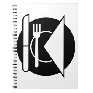 Gedeck-gewundenes Notizbuch Notizblock
