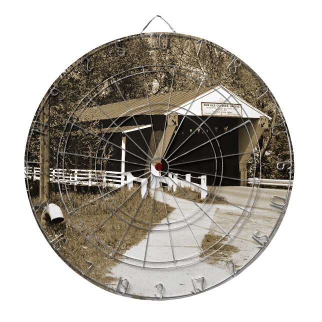 Gedeckte Brücke Dartscheibe (vorne)