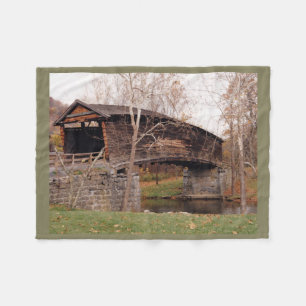 Gedeckte Brücke Fleecedecke