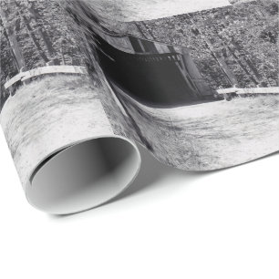 Gedeckte Brücke Geschenkpapier