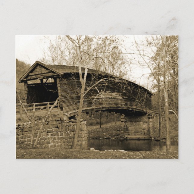 Gedeckte Brücke Postkarte (Vorderseite)