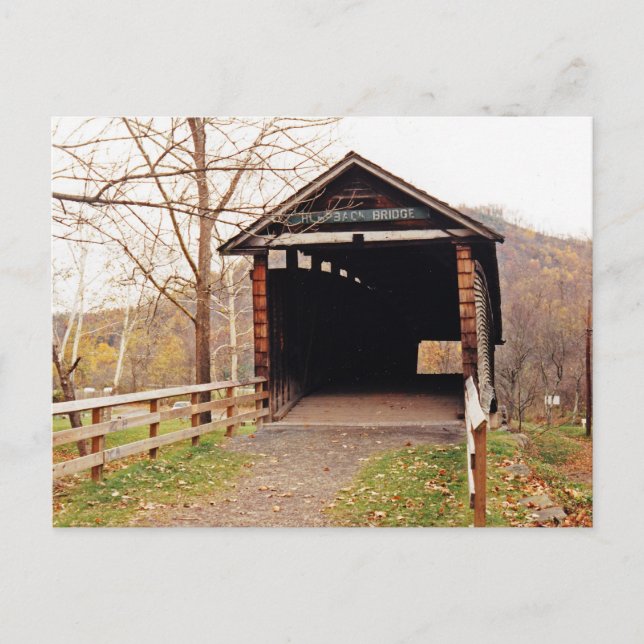 Gedeckte Brücke Postkarte (Vorderseite)