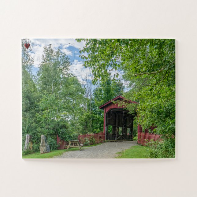 Gedeckte Brücke Vermont (Horizontal)