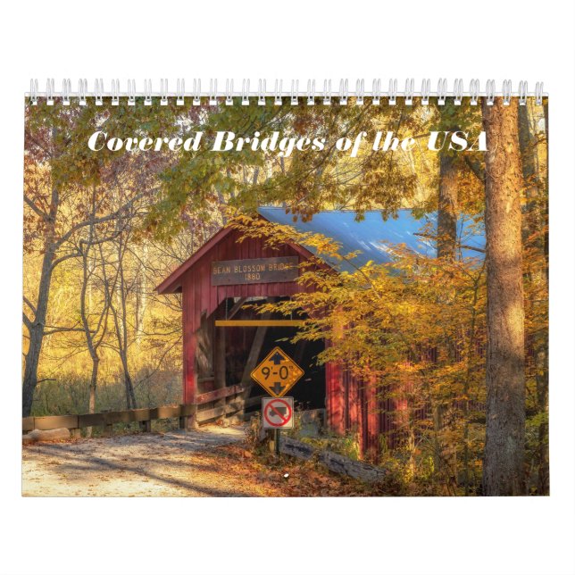 Gedeckte Brücken des US-Kalenders Kalender (Titelbild)