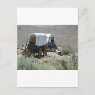 Gedeckte Wagen Postkarte