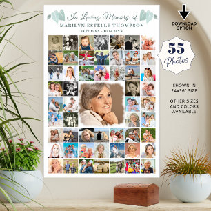 Gedenk Botanischer Garten Herz Blätter 55 Fotocoll Poster