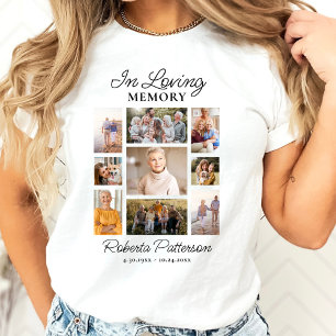 Gedenk-Foto-Collage Funeral Memorial T-Shirt