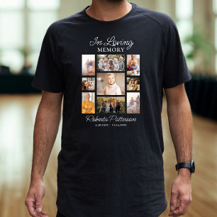 Gedenk-Foto-Collage Funeral Memorial  T-Shirt