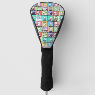 Gedenk KiniArt Westies Golf Kopfbedeckung Headcover