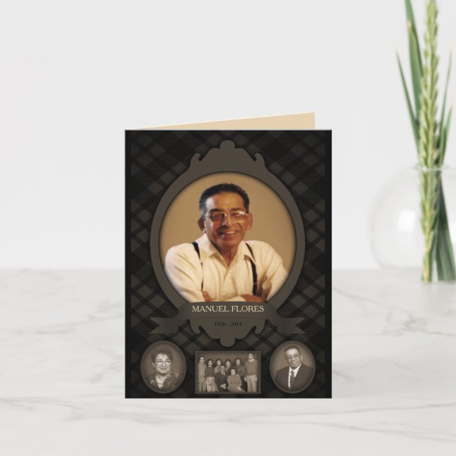 Gedenkankündigungen für Fotos Ankündigung (Vorderseite)