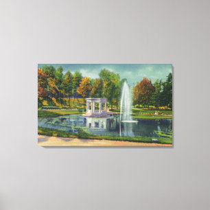 Gedenkansicht des Kongresses Park Leinwanddruck