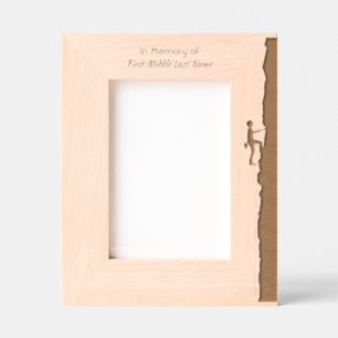 Gedenkartikel für Bergsteiger Geätzte Rahmen