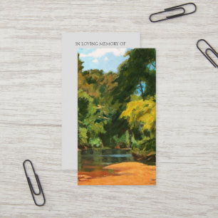 Gedenkbild-Andachts-Gebetskarte Visitenkarte