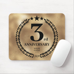 Gedenken an das 3. Jubiläum des Gold Business Mousepad