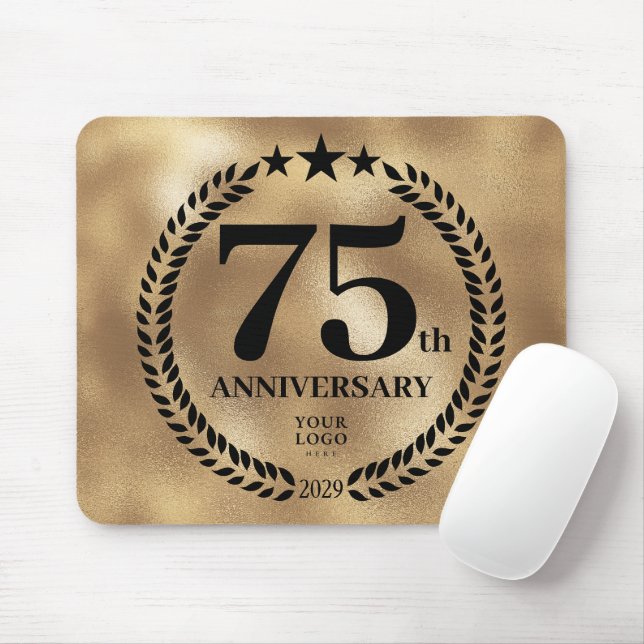 Gedenken an das 75. Jubiläum des Goldgeschäftes Mousepad (Mit Mouse)