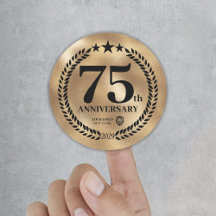 Gedenken an das Gold 75-jährige Jubiläum des Firme