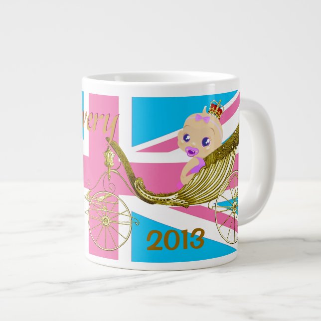 Gedenken an das königliche Baby Tasse 1 (Vorderseite Rechts)