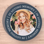 Gedenken an das moderne, maßgeschneiderte Foto der Auto Magnet<br><div class="desc">Dieses einfache und moderne Design besteht aus Serifentypografie und fügt ein individuelles Foto hinzu. "In Loving Memory" umkreist das Foto Ihres Lieben.</div>