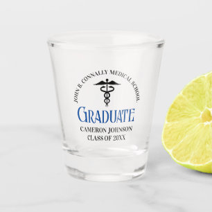 Gedenken an den Abschluss der Blue Medical School Schnapsglas