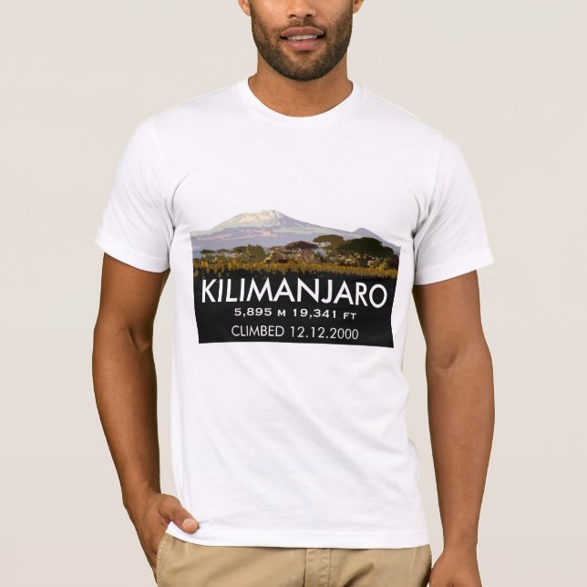 Gedenken an den Kilimanjaro-Berg T-Shirt (Vorderseite)
